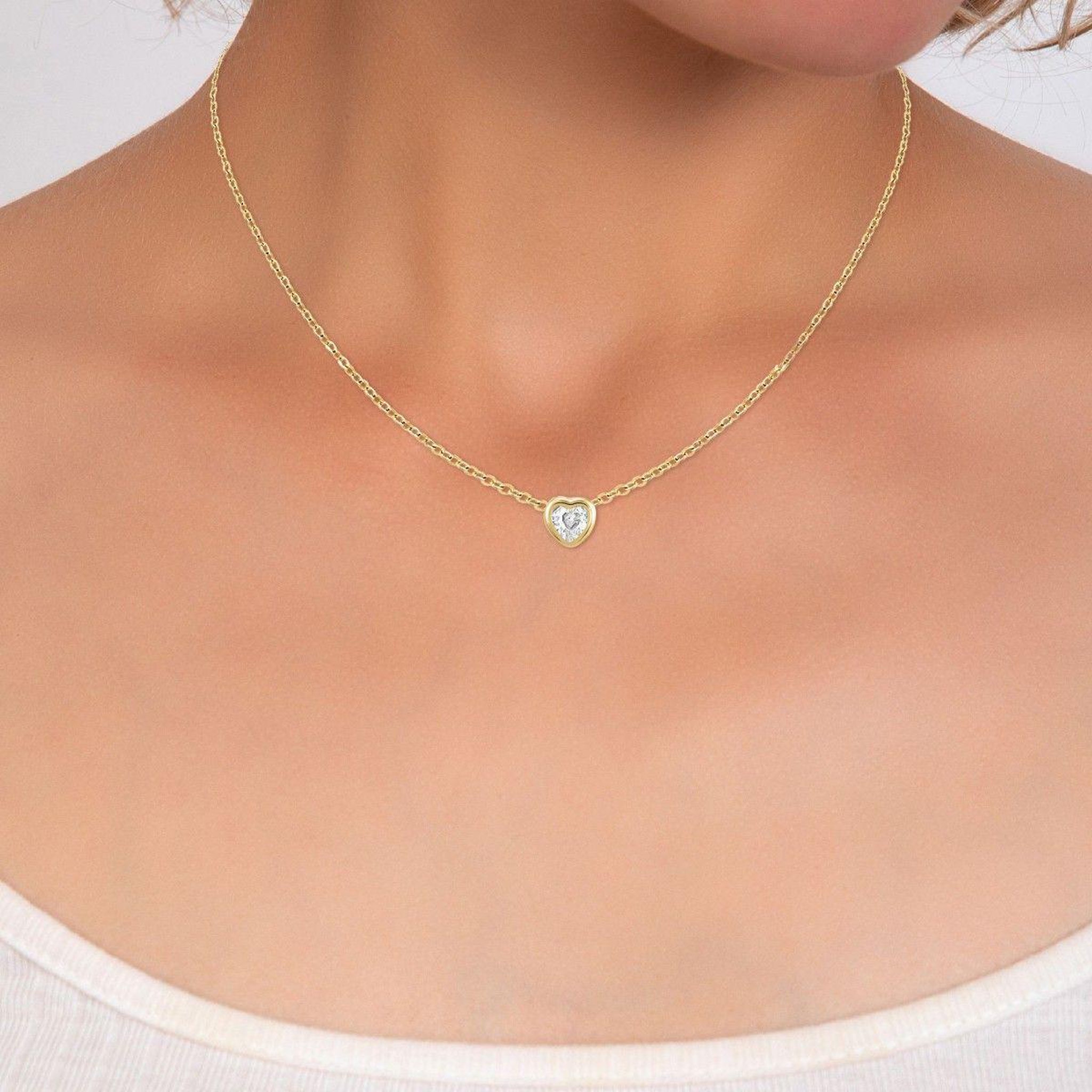 Voir la diapositive 2 : SC BOHEME Collier cœur par SC Bohème®