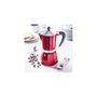 Voir la diapositive 2 : BIALETTI Cafetière italienne Rainbow 6 tasses red