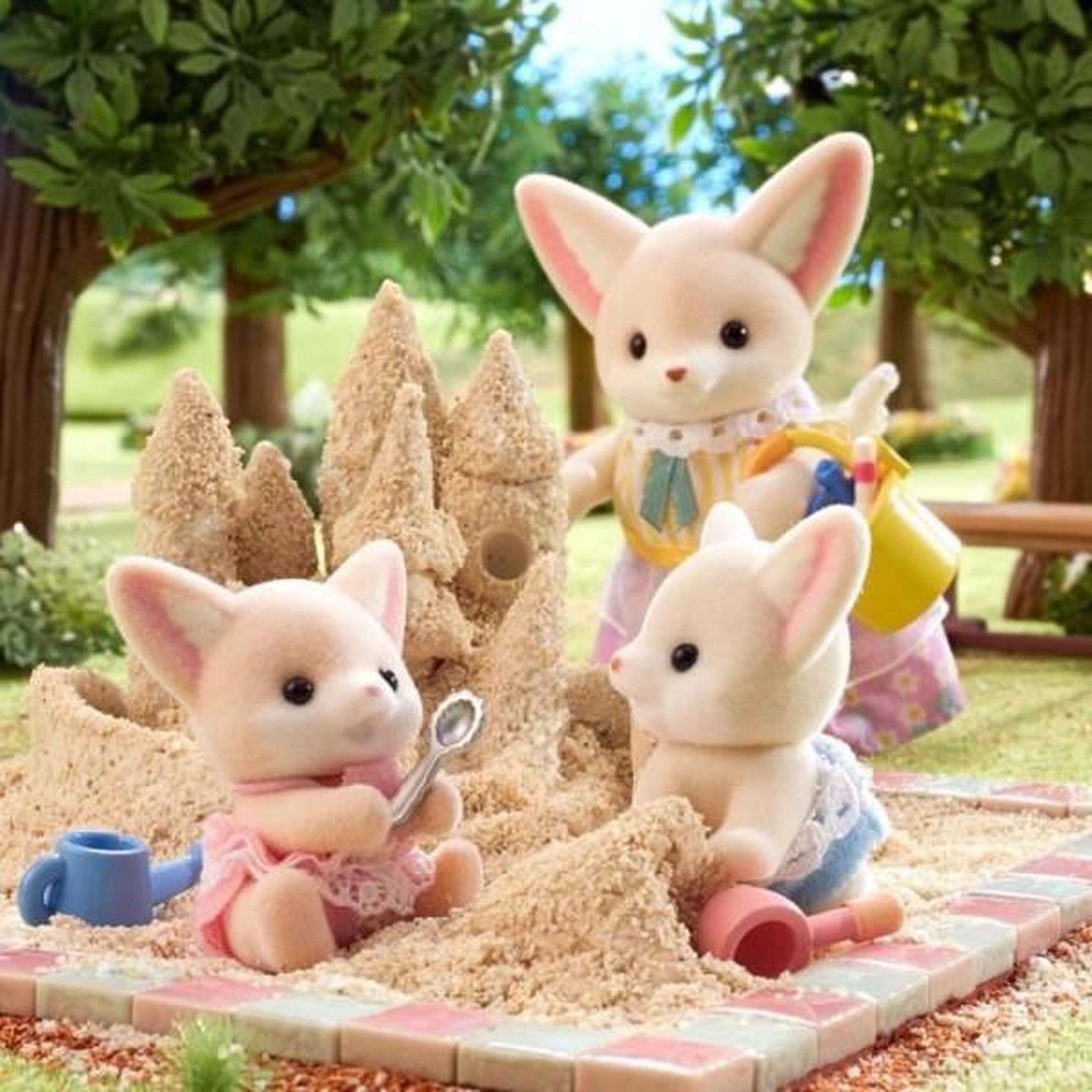 Voir la diapositive 4 : Sylvanian Families Poupée - SYLVANIAN FAMILIES - Les jumeaux Fennec - Modele 5697 - Multicolore - Articulés