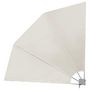 Voir la diapositive 3 : VIDAXL Auvent lateral pliable de balcon Creme 210 x 210 cm