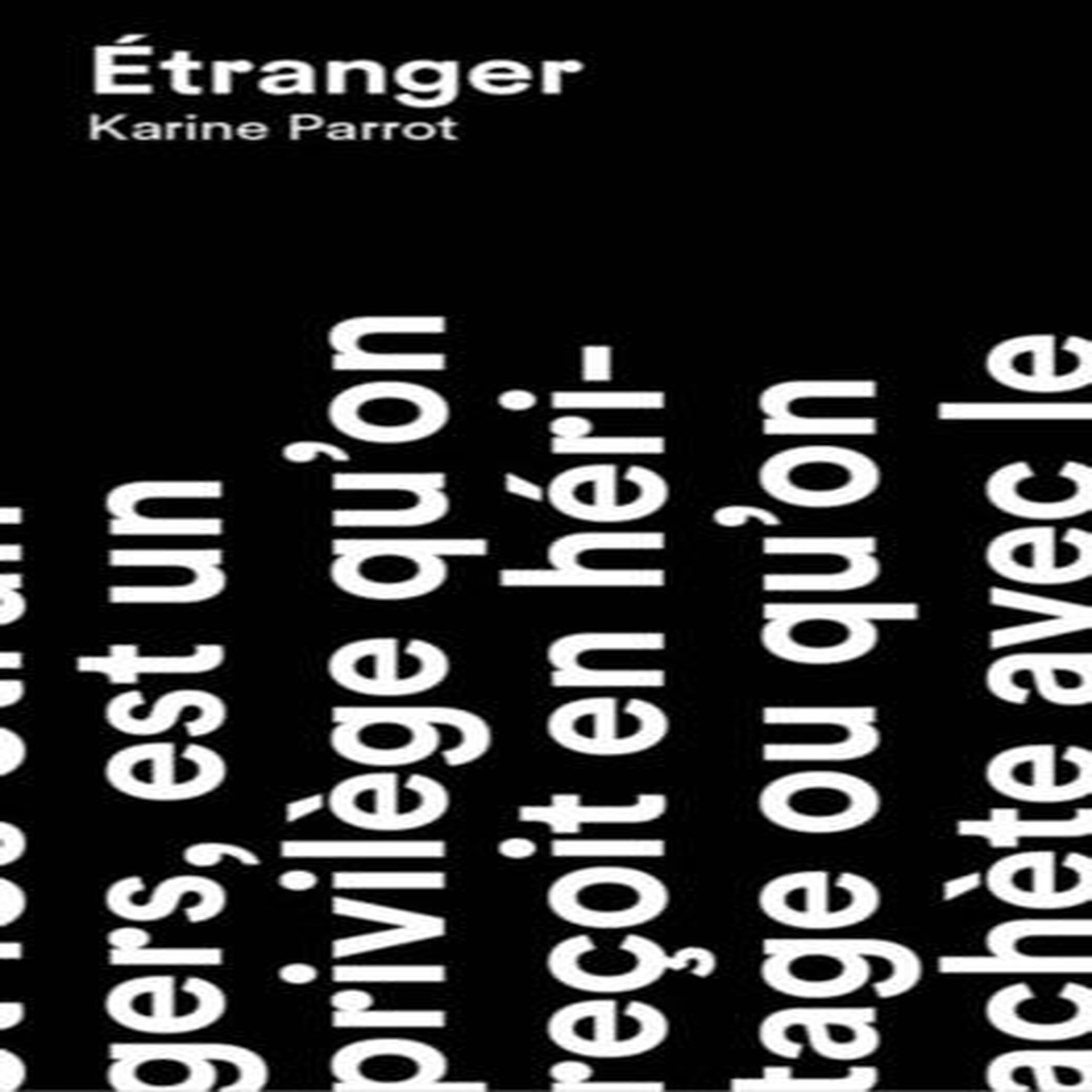ETRANGER, Parrot Karine