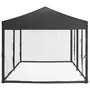 VIDAXL Tente de reception pliable avec parois Anthracite 3x6 m