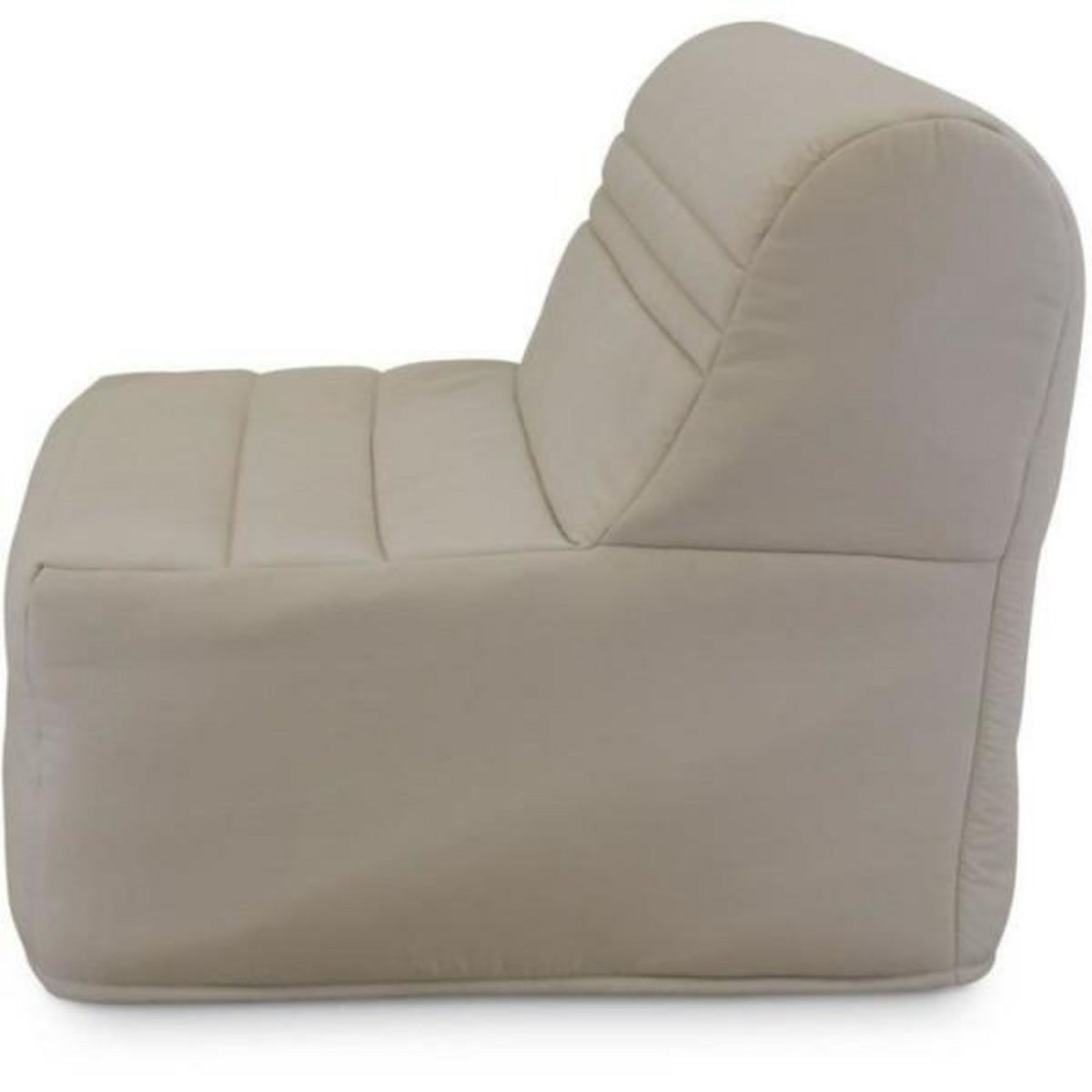 MARKET24 Banquette BZ Joe - Tissu beige - 3 places - L 143 x P 97 cm - Couchage 140 x 190 cm