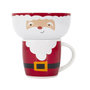 Voir la diapositive 1 : Paris Prix Bol & Mug de Noël  Santa  14cm Rouge