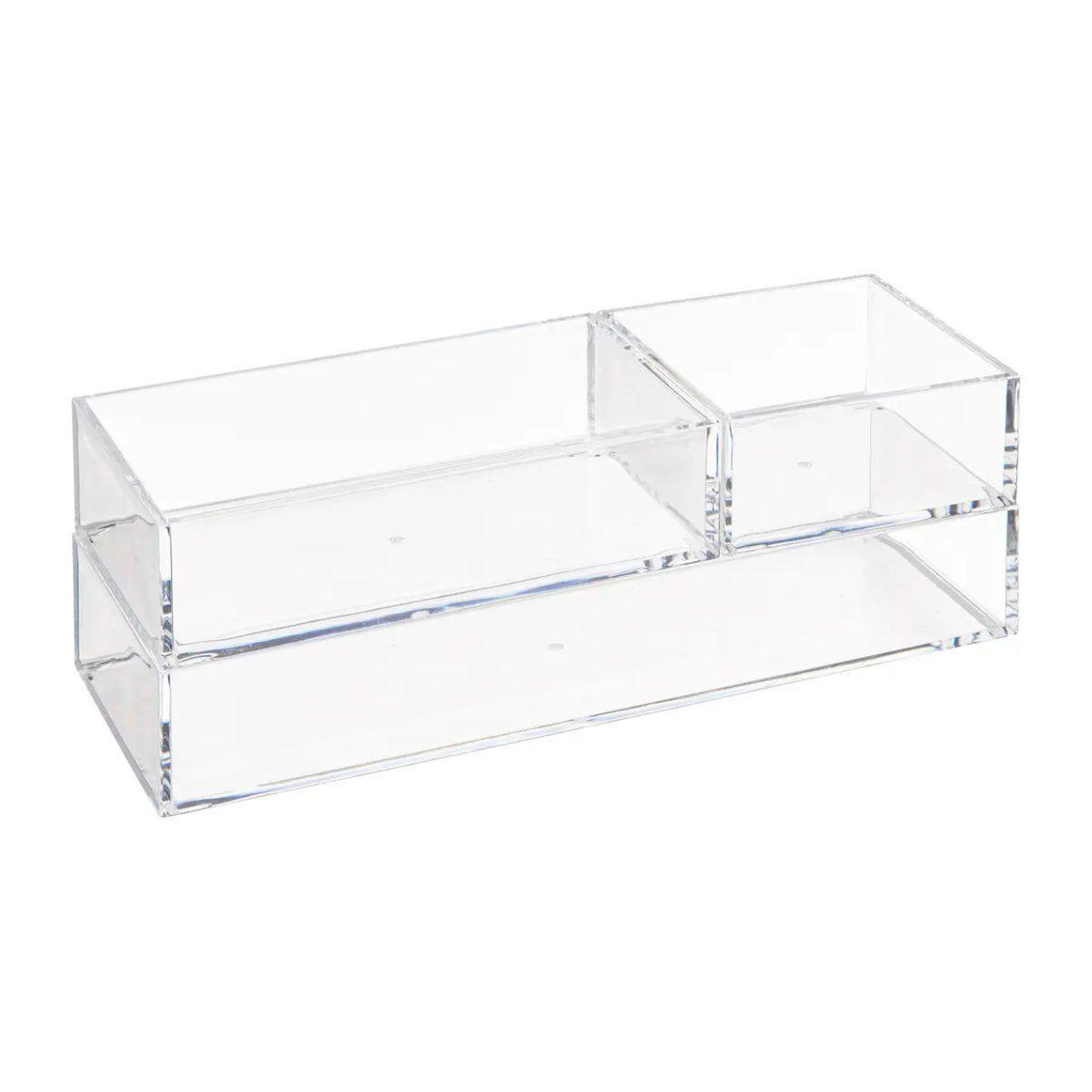 FIVE Lot de 3 organiseurs de tiroir  selena  25cm transparent