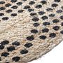Voir la diapositive 2 : ATMOSPHERA Tapis rond en jute 120 cm Living pois