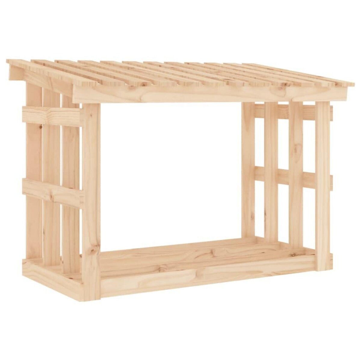 VIDAXL Support pour bois de chauffage 108x64,5x77 cm Bois de pin