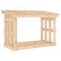 Voir la diapositive 2 : VIDAXL Support pour bois de chauffage 108x64,5x77 cm Bois de pin
