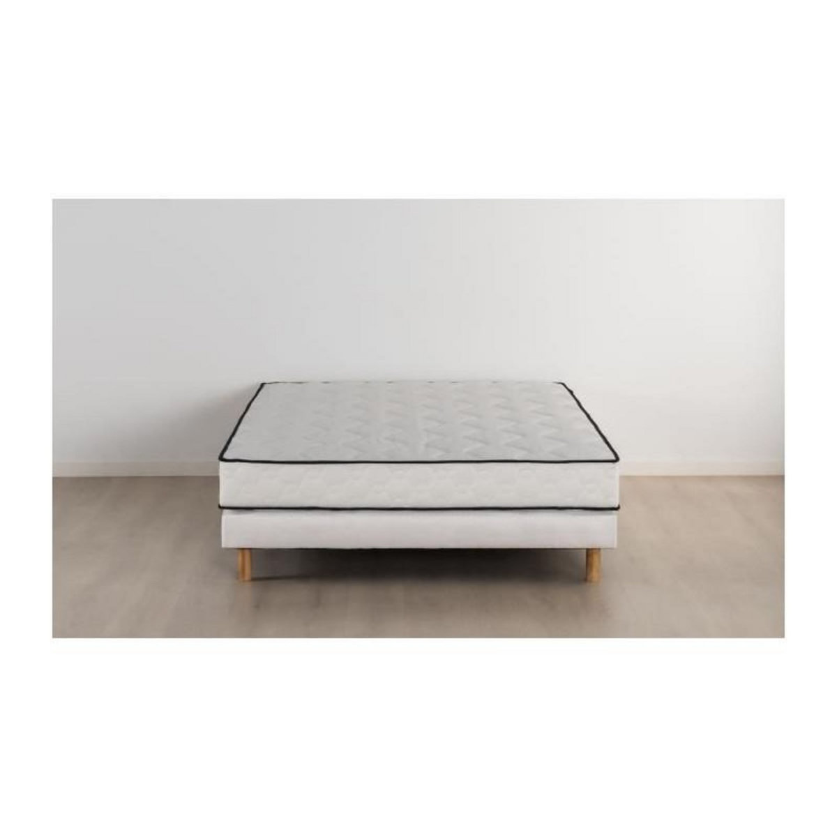 DEKO DREAM DEKO DREAM Détente Ensemble matelas + sommier 160 x 200 cm - Ressorts - 7 zones - 19 cm - Équilibré