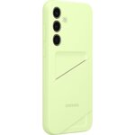Samsung Coque souple Ultra fine avec porte carte pour Samsung Galaxy A35 5G Vert Clair