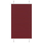 VIDAXL Store plisse rouge bordeaux 70x100 cm largeur du tissu 69,4 cm