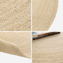 Voir la diapositive 4 : SWEEEK Tapis intérieur PADMA rond jute, naturel, différentes tailles, tissé plat