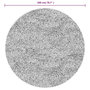 Voir la diapositive 6 : VIDAXL Tapis IZA poils courts style scandinave creme Ø 200 cm