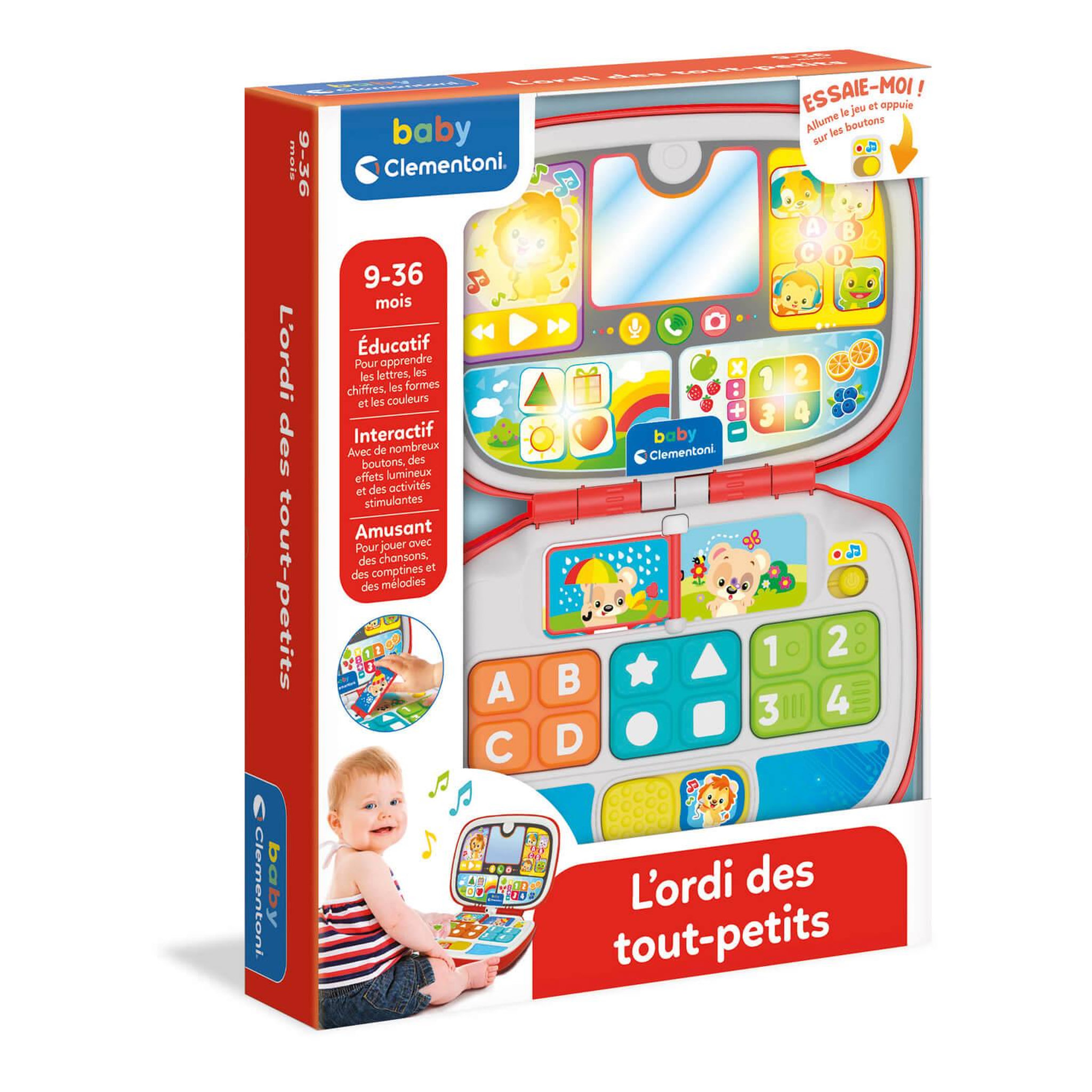 Voir la diapositive 4 : CLEMENTONI L'ordi des tout-petits : Baby Clementoni