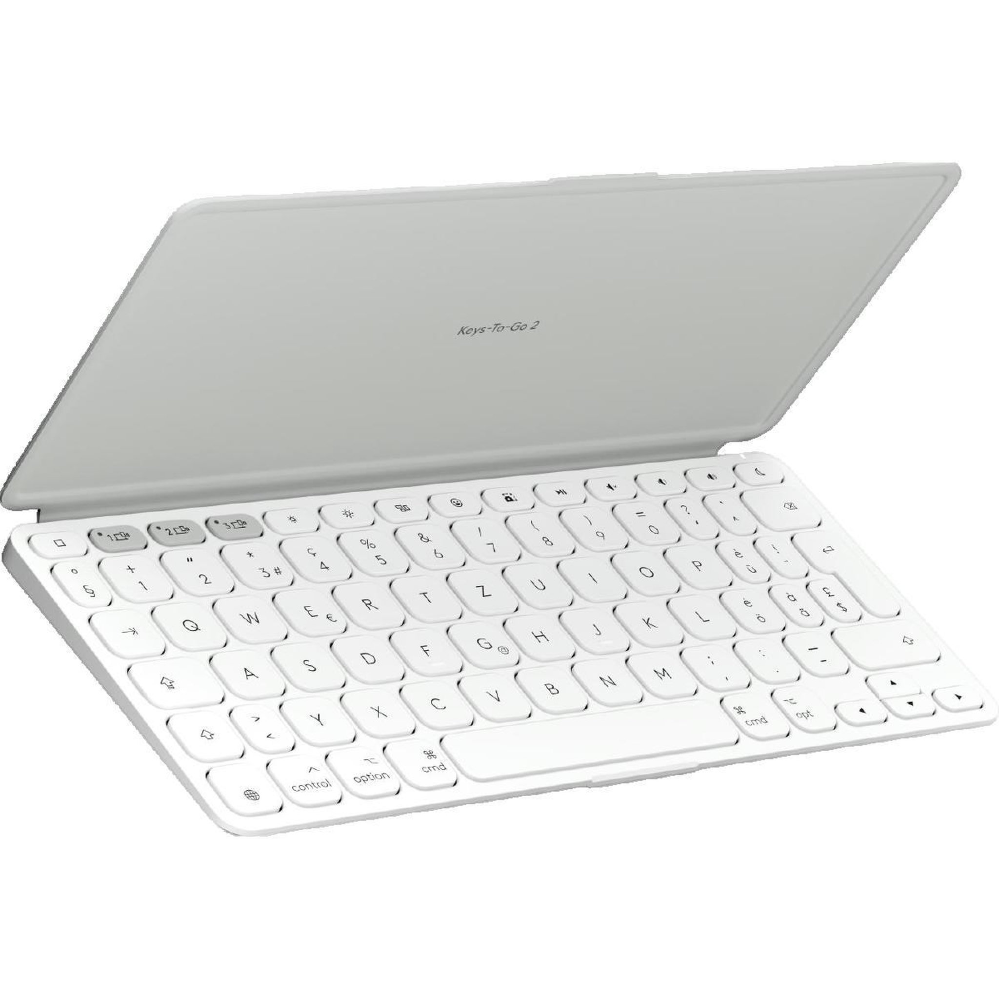 Voir la diapositive 2 : Logitech Clavier Logitech Keys-To-Go 2 gris pâle