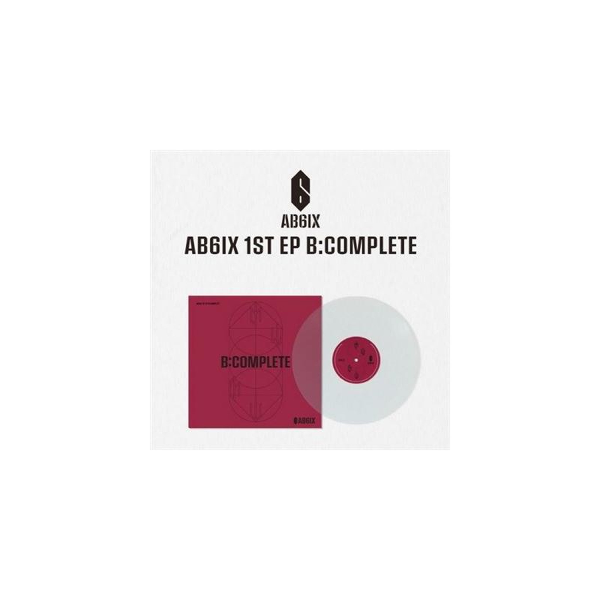 Vinyle ep ab6ix 1st ep b:complete 2023 (imports) avec livret photo, cartes et poster