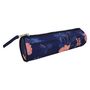 Voir la diapositive 1 : YOUNG'S ATTITUDE Trousse scolaire ronde polyester bleue imprimé floral