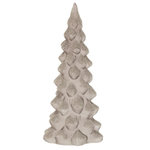 Paris Prix Sapin de Noël à Poser Déco  Givré  20cm Gris
