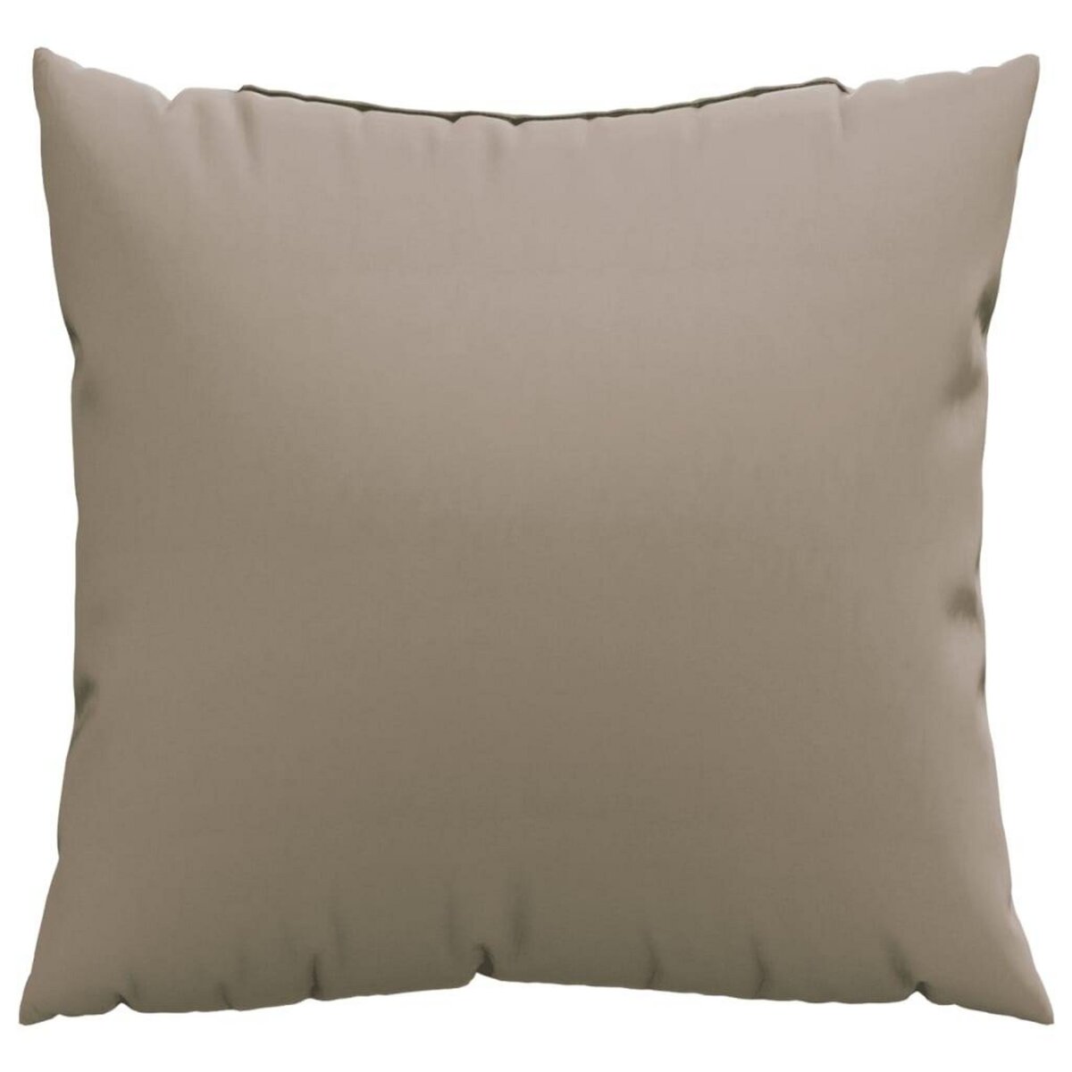 VIDAXL Coussins de canape lot de 4 taupe 40x40 cm tissu