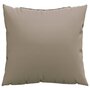 Voir la diapositive 3 : VIDAXL Coussins de canape lot de 4 taupe 40x40 cm tissu
