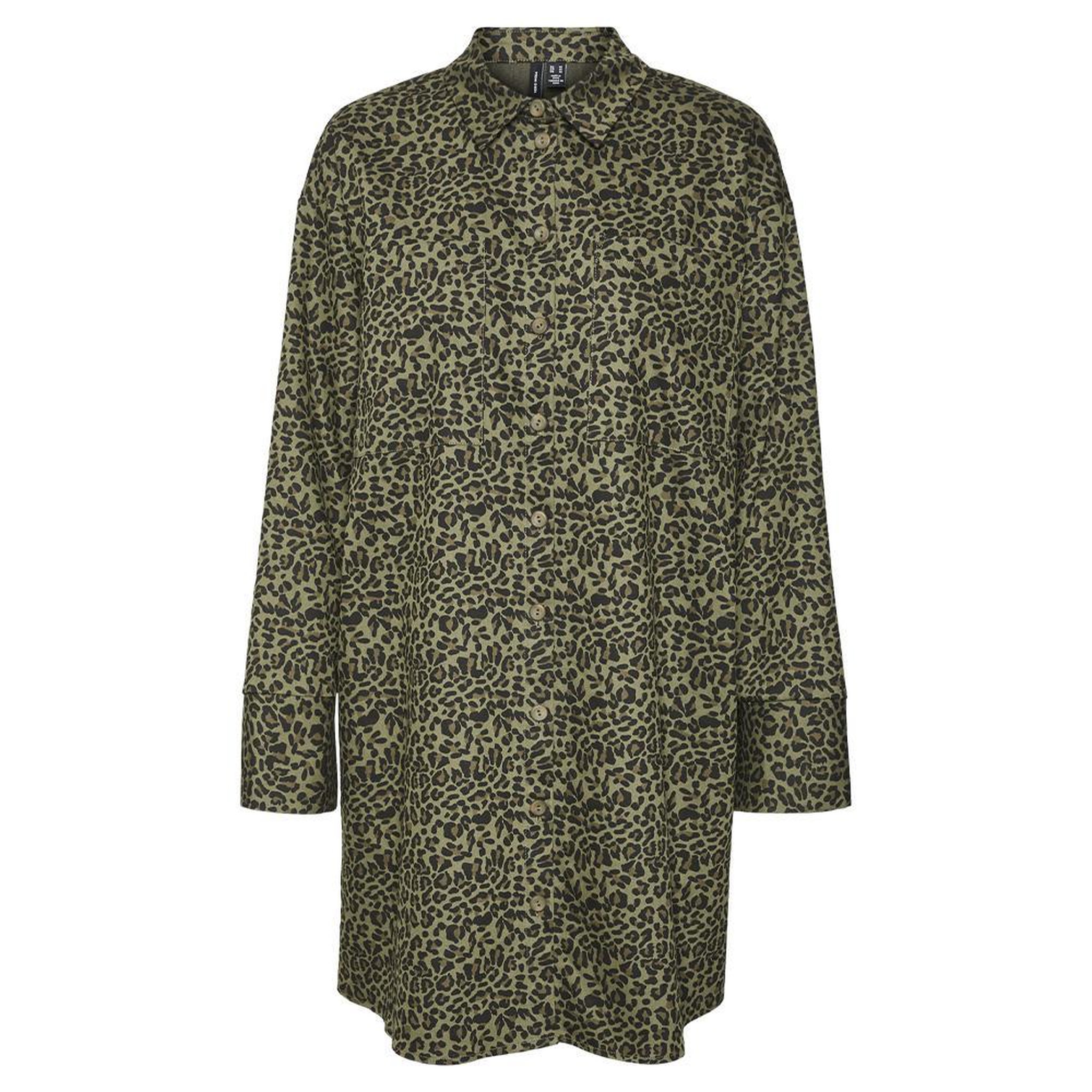 Vero Moda Robe Kaki Léopard Femme Vero Moda Edith