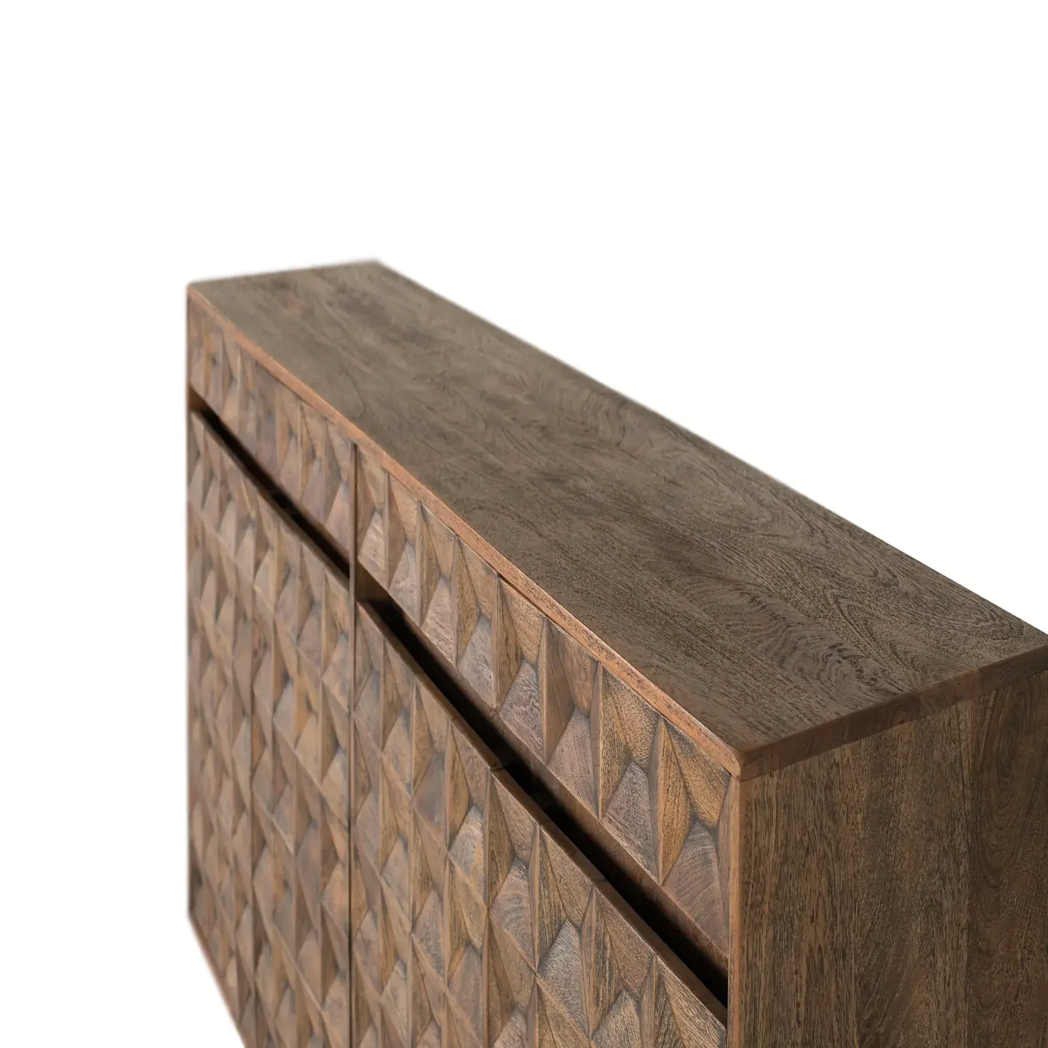 Voir la diapositive 2 : GINER Y COLOMER SL Buffet en bois de manguier 180cm reciclada style rustique moderne