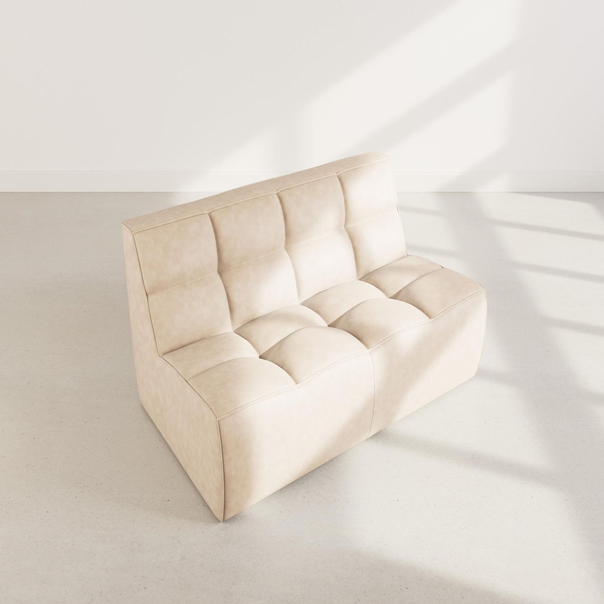 LISA DESIGN Alya - canapé 2 places en simili