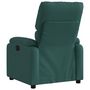 Voir la diapositive 5 : VIDAXL Fauteuil inclinable Vert fonce Tissu
