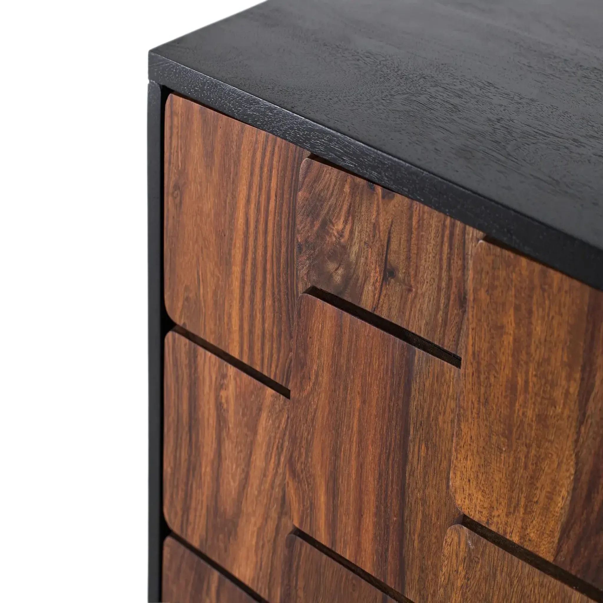 Voir la diapositive 5 : GINER Y COLOMER SL Buffet en bois de manguier 108cm style rustique ethnique moderne