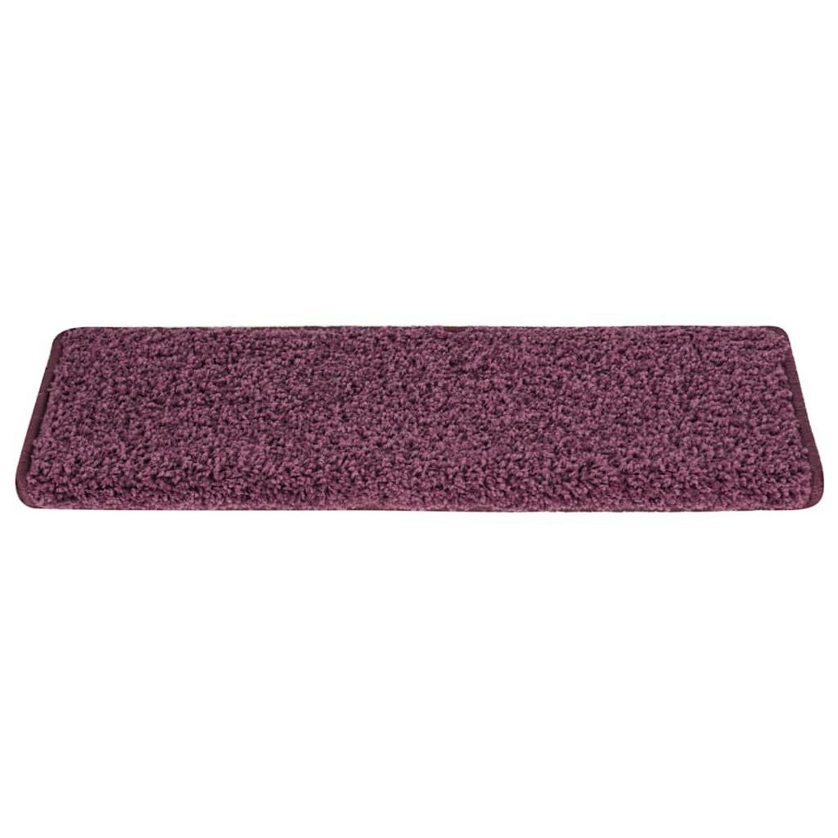 VIDAXL Tapis d'escalier 30 pcs 65x21x4 cm violet fonce