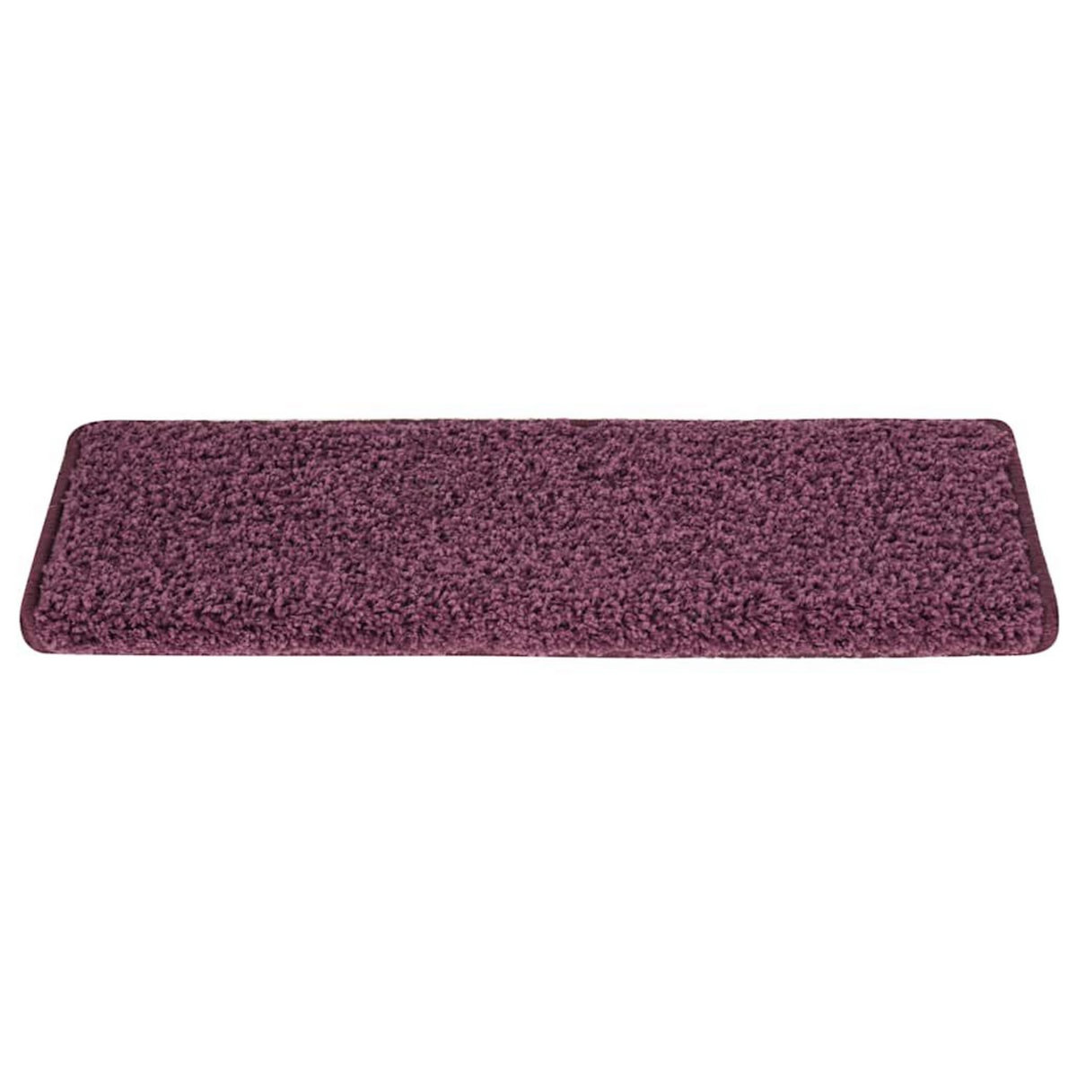 VIDAXL Tapis d'escalier 30 pcs 65x21x4 cm violet fonce
