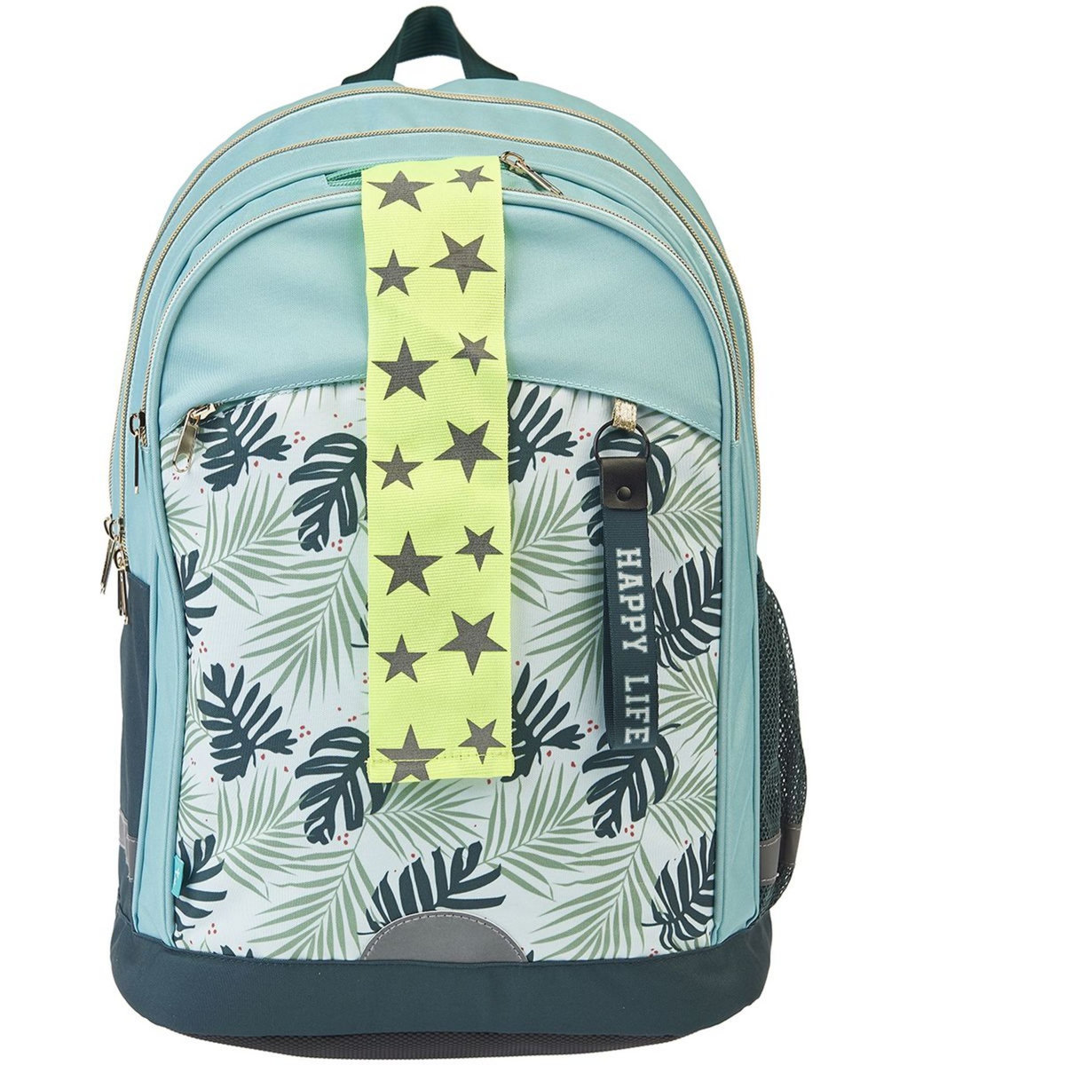 AUCHAN Sac à dos 2 compartiments 43 cm bleu Tropical Move
