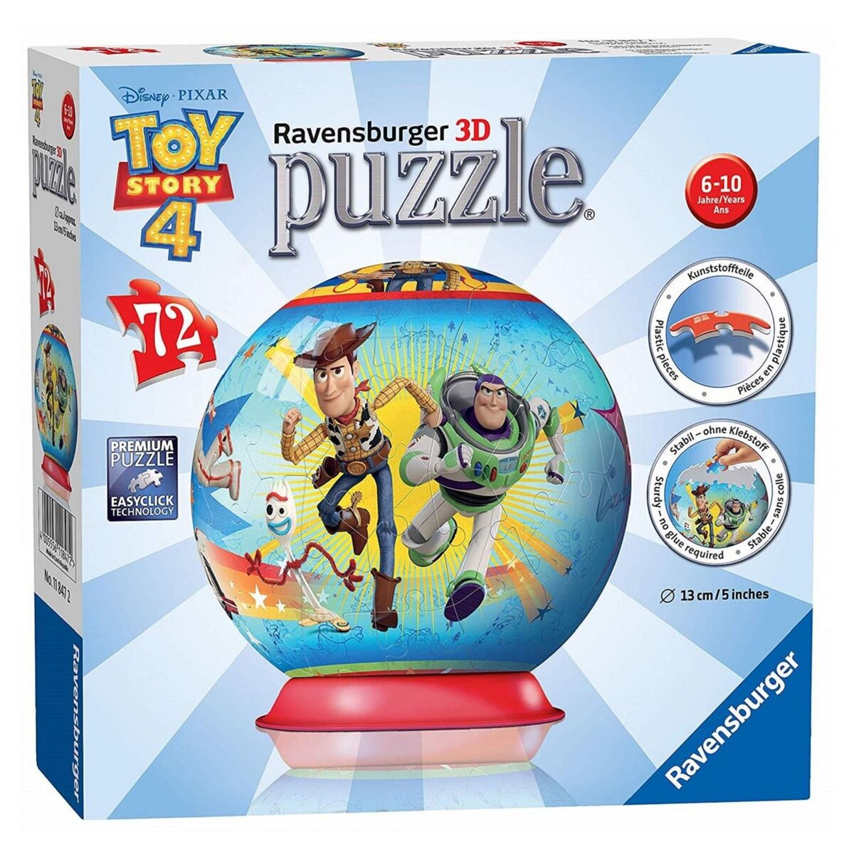 RAVENSBURGER Puzzle 3D Rond 72p - Toy Story