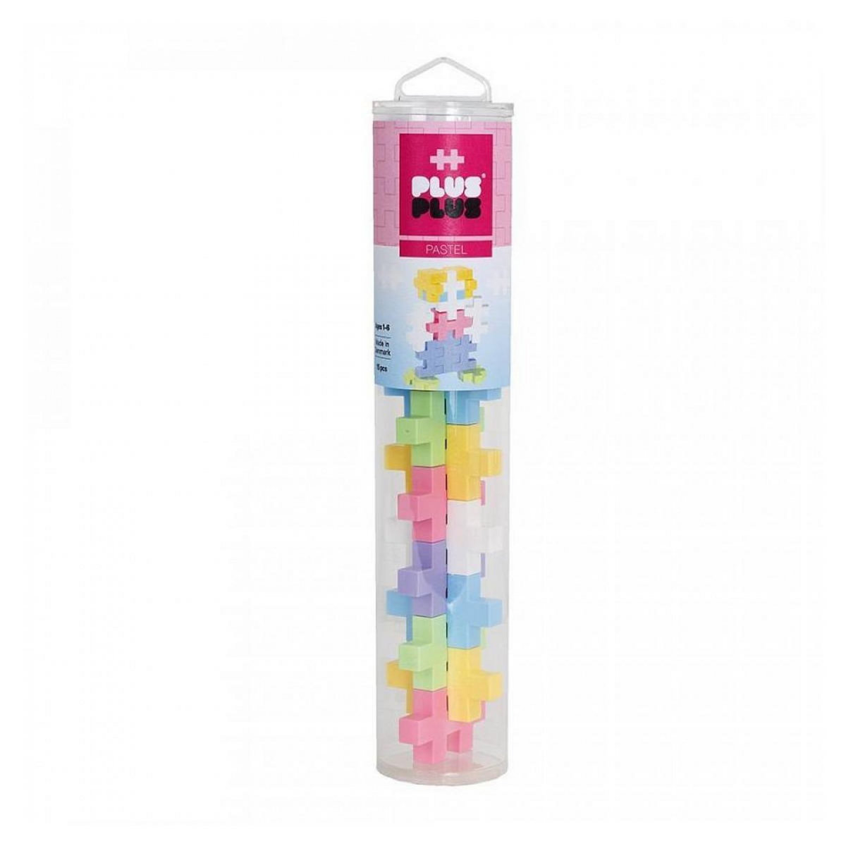 PlusPlus Ensemble de 15 Tubes Plus-Plus BIG en Pastel - Créativité Illimitée pour Enfants