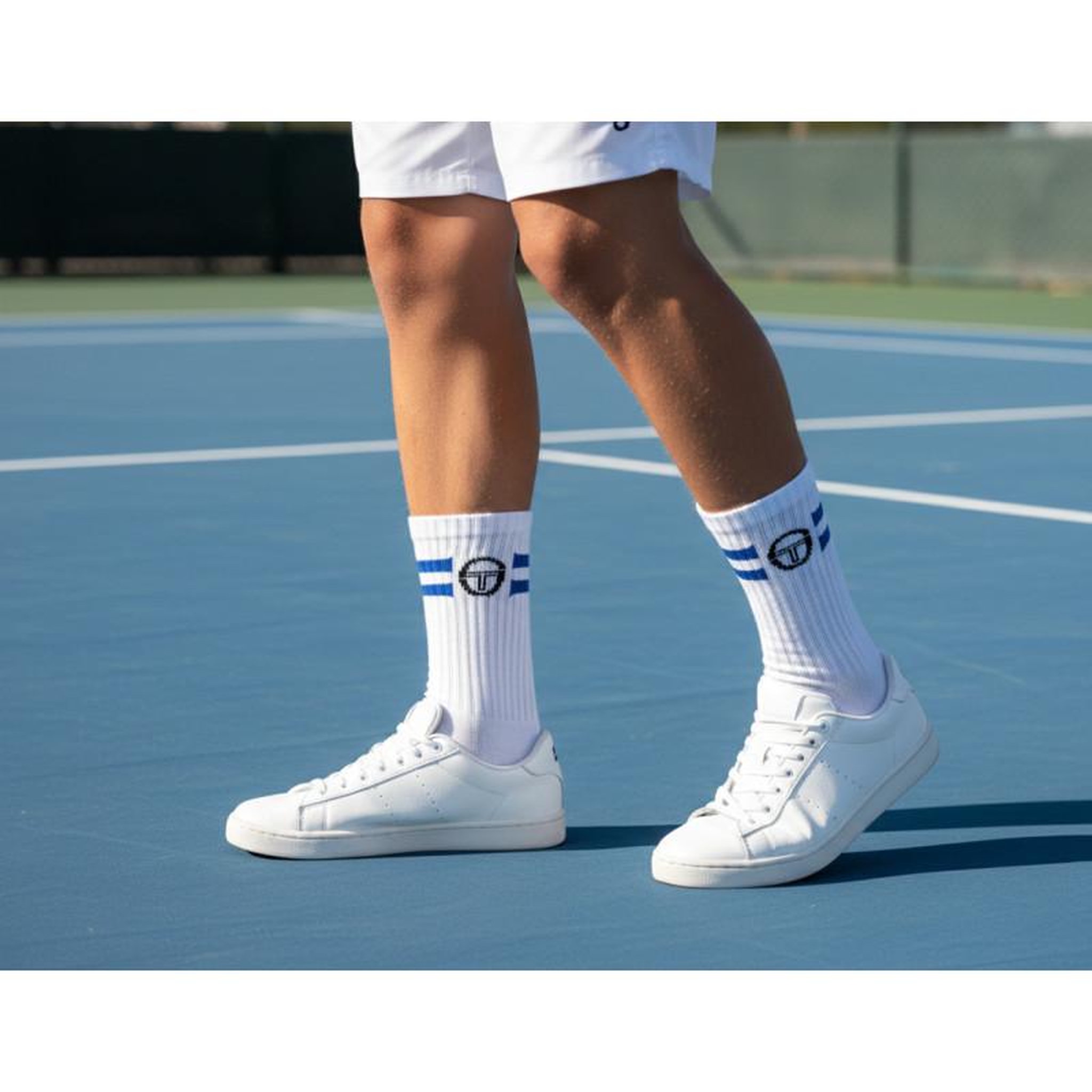 Voir la diapositive 2 : SERGIO TACCHINI Sergio Tacchini Pack de Chaussettes enfant Tennis Crew Lot de 6 Paires