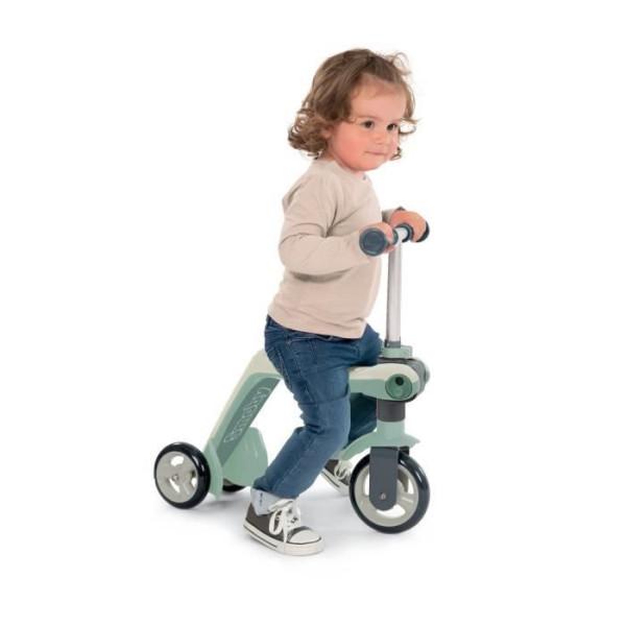 Voir la diapositive 4 : SMOBY SMOBY - Draisienne transformable en patinette - 3 roues - pour bébé de 18 mois a 4 ans