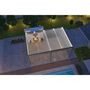 Voir la diapositive 8 : Pergola Bioclimatique autoportée 4x6 m - Anthracite/blanc -  VS OmBREA®