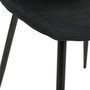 Voir la diapositive 4 : TOILINUX Lot de 4 chaises avec pieds en métal NOKAS