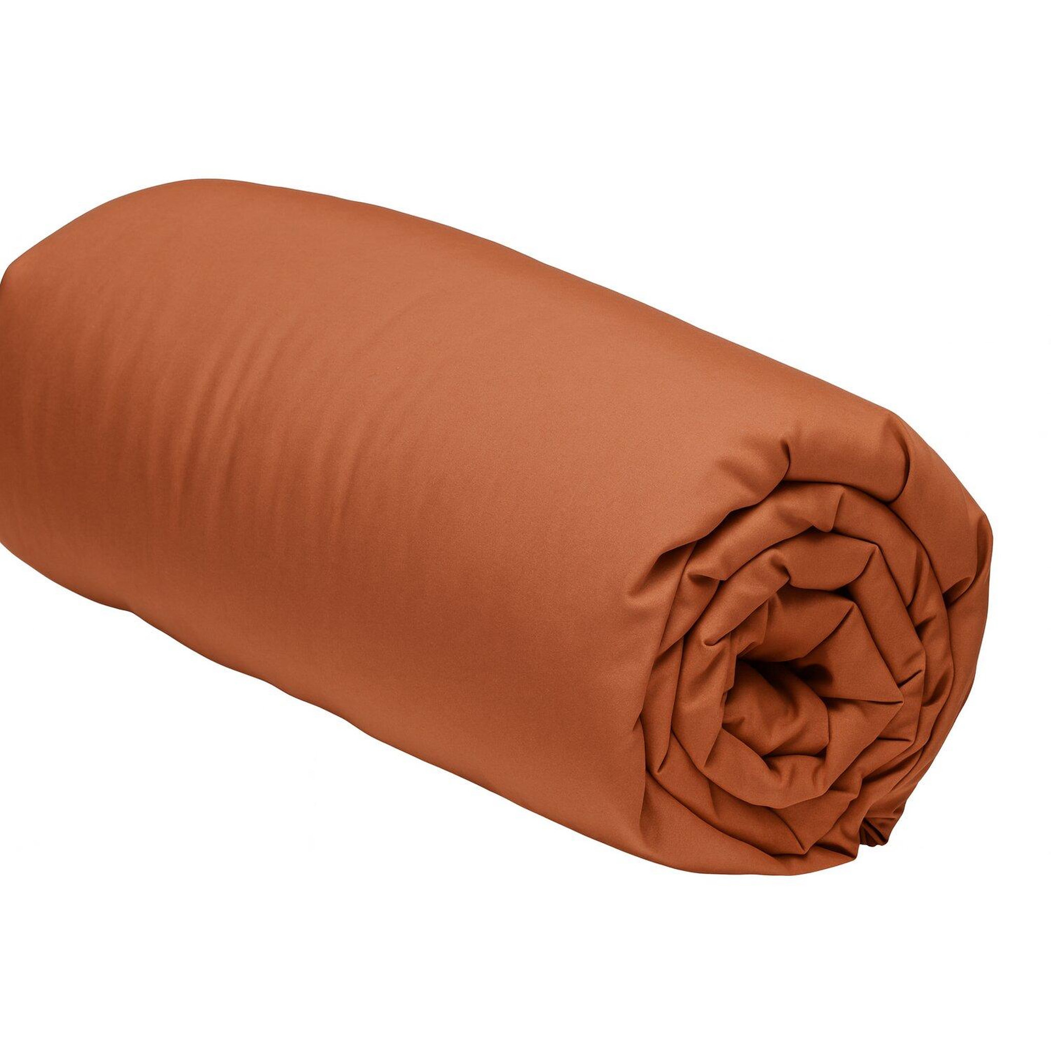 Voir la diapositive 2 : Home collection Drap housse 100% percale de coton 80 fils/cm2-bonnet 30cm-uni
