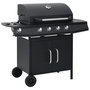 Voir la diapositive 2 : VIDAXL Barbecue a gaz 4+1 zones de cuisson Noir Acier