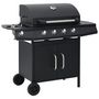 Voir la diapositive 2 : VIDAXL Barbecue a gaz 4+1 zones de cuisson Noir Acier