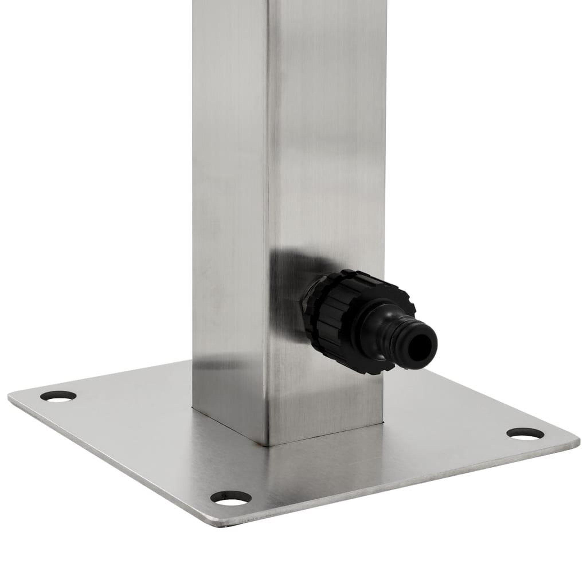Voir la diapositive 5 : VIDAXL Colonne a eau de jardin carree Acier inoxydable 65 cm