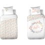 Voir la diapositive 4 : Home collection Parure de couette 2pcs 140x200cm coton hello