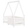Voir la diapositive 3 : VIDAXL Cadre de lit pour enfant blanc 70x140 cm bois de pin massif