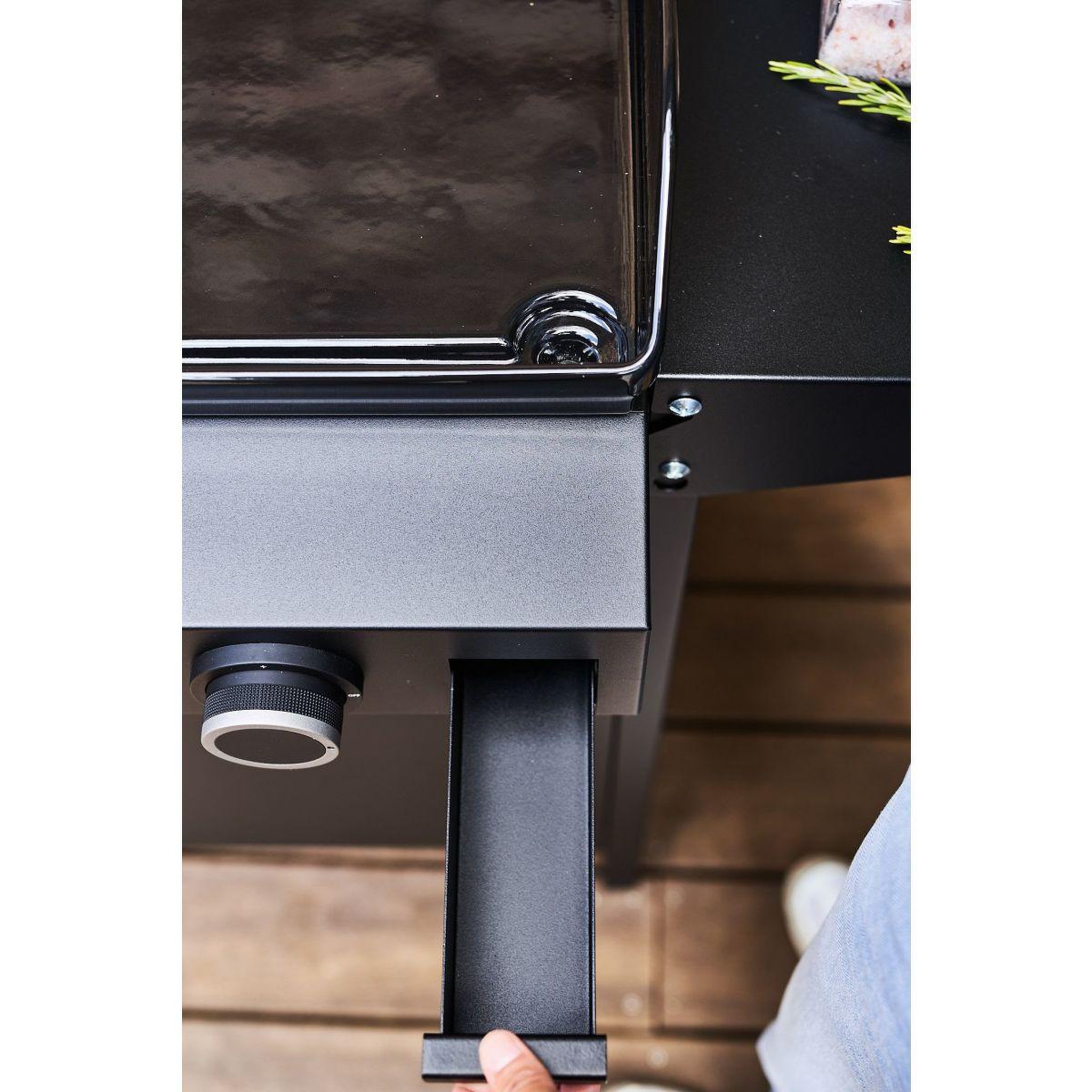 Voir la diapositive 4 : FORGE ADOUR Plancha gaz origin g 60 an noir 2 brûleurs à poser, 59.5x39.5 cm