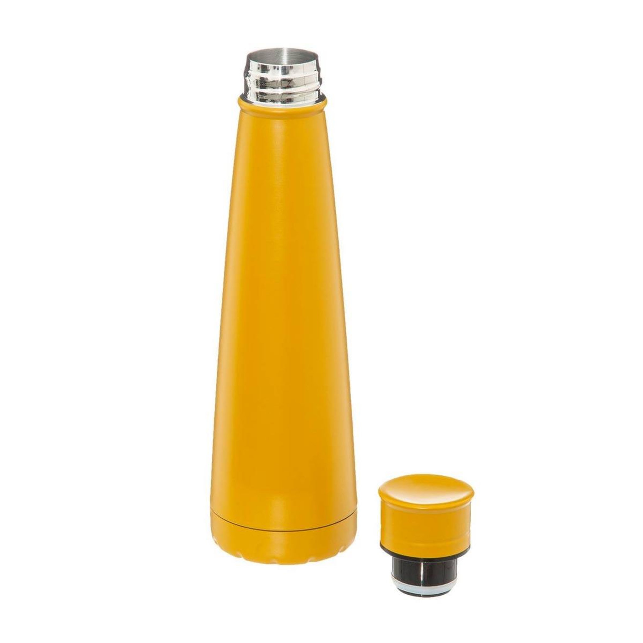 Voir la diapositive 2 : FIVE Bouteille isotherme conique  modern  0,45l moutarde
