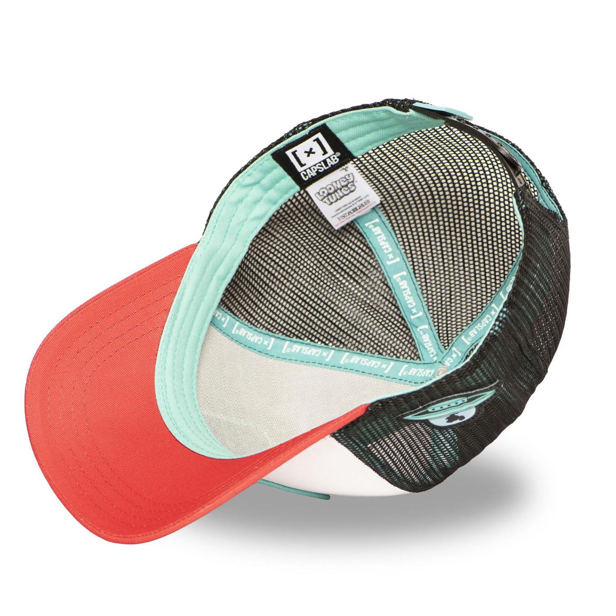 Voir la diapositive 6 : CAPSLAB Casquette Trucker avec filet Looney Tunes Marvin
