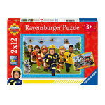 RAVENSBURGER Ravensburger - Jigsaw puzzle Fireman Sam, 2x12pcs. 120010319