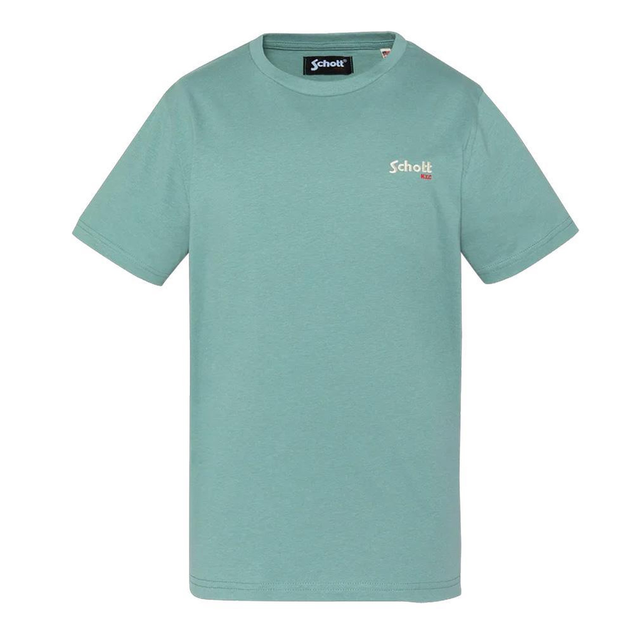 Schott T-Shirt Vert/Bleu Garçon Schott RODE. Coloris disponibles : Vert