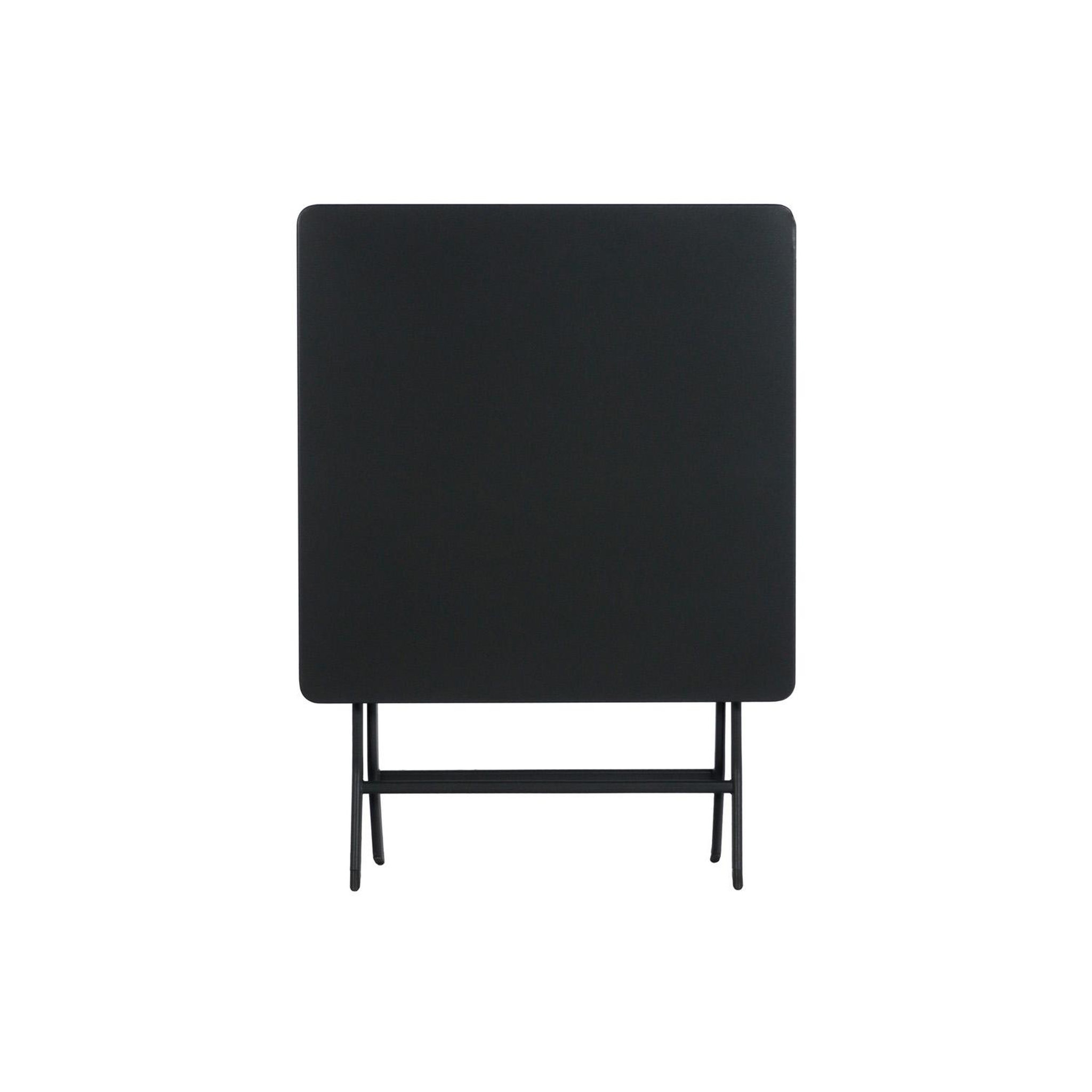 Voir la diapositive 2 : HESPERIDE Table de jardin pliante ronde greensboro - 2 places